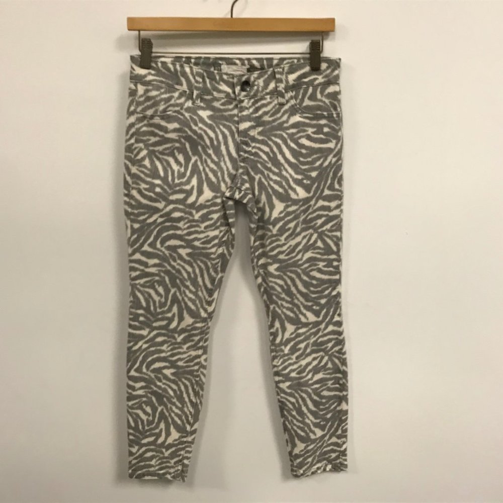 NWOT Level 99 Four-Pocket Jegging in Animal Print